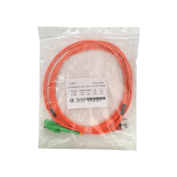 3mt E2000/APC-ST/UPC OM1 MultiModo MM Duplex Jumper Fibra 62.5/125um