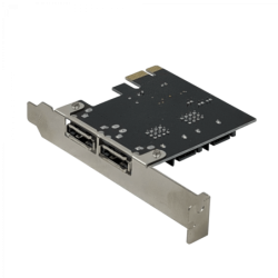 Tarjeta PCIe-x1 2-SATA3.0 2-eSATA3.0 PCIExpress ASM1061 asmedia