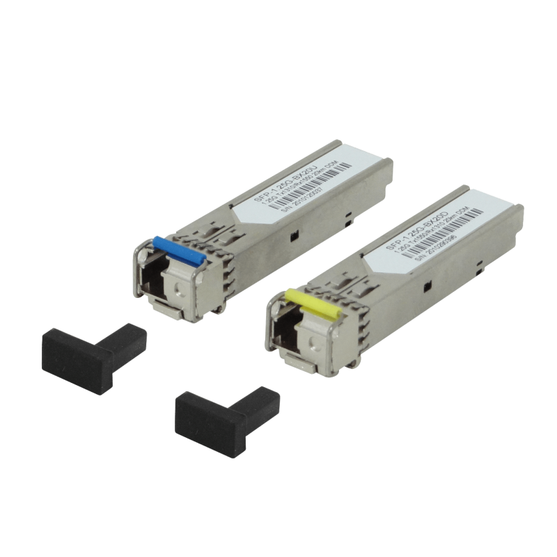 1-LC 20km Pareja SFP WDM Bidireccional 1550nm/1310nm 1,25Gbps BX20 U+D
