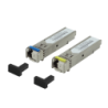 1-LC 20km Pareja SFP WDM Bidireccional 1550nm/1310nm 1,25Gbps BX20 U+D