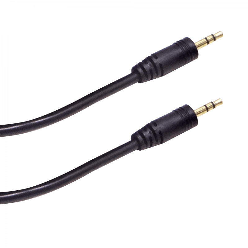 Negro 3,5mm-MM Macho-Macho 10mt Cable Audio Plug-Plug Phone-1/8
