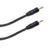 Negro 3,5mm-MM Macho-Macho 10mt Cable Audio Plug-Plug Phone-1/8