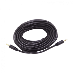 Negro 3,5mm-MM Macho-Macho 10mt Cable Audio Plug-Plug Phone-1/8