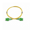 1mt SC/APC-SC/APC MonoModo SM Duplex Jumper Cable Fibra 9/125um LSZH
