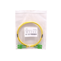 1mt SC/APC-SC/APC MonoModo SM Duplex Jumper Cable Fibra 9/125um LSZH