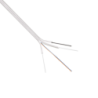 Blanca 1000mts 2-Fibra-SM-G652D DropFTTH Exterior-PVC 3-Portante 5x2mm