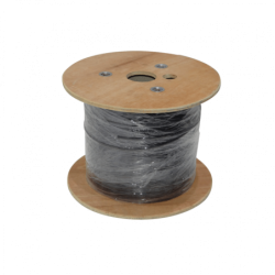 Negra 1-Fibra-SM-G652D 500mt Drop Interior 2-Portantes-FRP LSZH 3x2mm