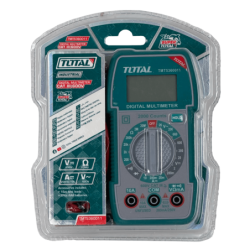 TOTAL Multitester Digital req-2xAAA 600VDC 600VAC CATIII 10A TMT460011